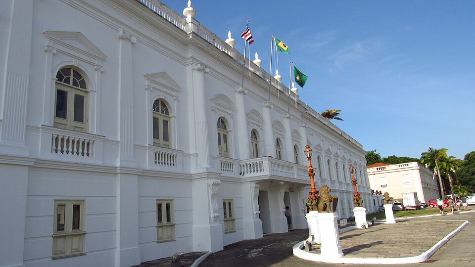 fachada do Palácio dos Leões, sede do Governo do Estado do Maranhão em São Luís